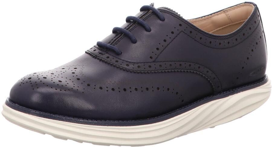 MBT 700965 dames veterschoenen blauw