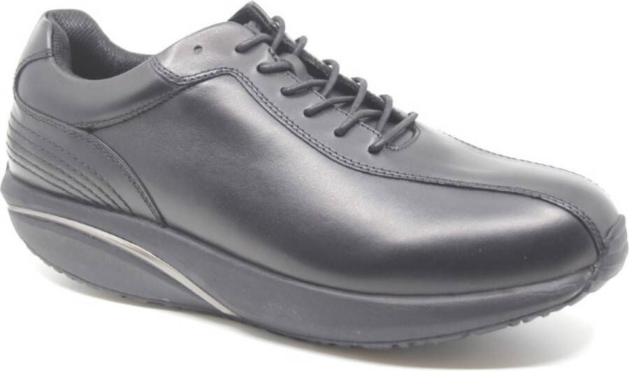 MBT NAFASI 4 M 702958 03N Zwarte heren veterschoenen met performance index zool