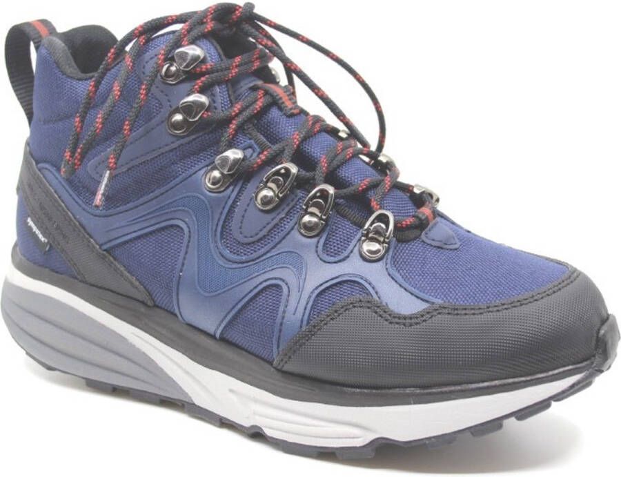 MBT NAVADA X SYM W 703067 12Y Blauwe halfhoge dames wandelschoenen