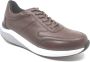MBT PORTO II M Brown 702925 1575N Bruine gladleren heren sneakers met afwikkelzool - Thumbnail 1