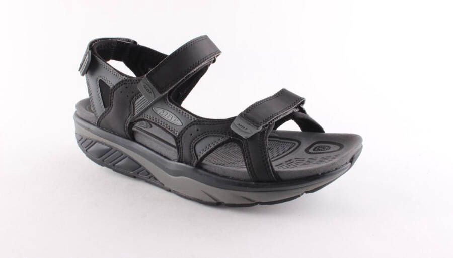 MBT SAKA BLACK GREY 700787-201L Zwarte heren sandalen met een dynamic uitvoering - Foto 1