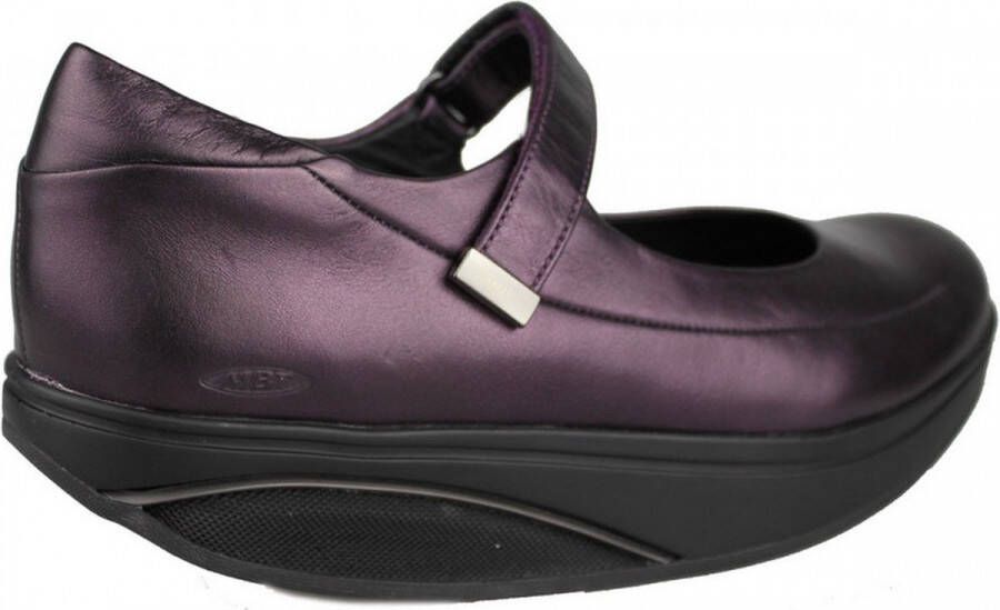 MBT Ballerina's sirima metallic grape wine