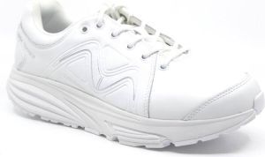 MBT SIMBA TRAINER W White Silver 700861-409F Wit kleurige sneaker met een ronde zool met balance point