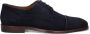 McGregor Heren Herenschoenen Blauw Lage Sneakers Suède Veters - Thumbnail 1
