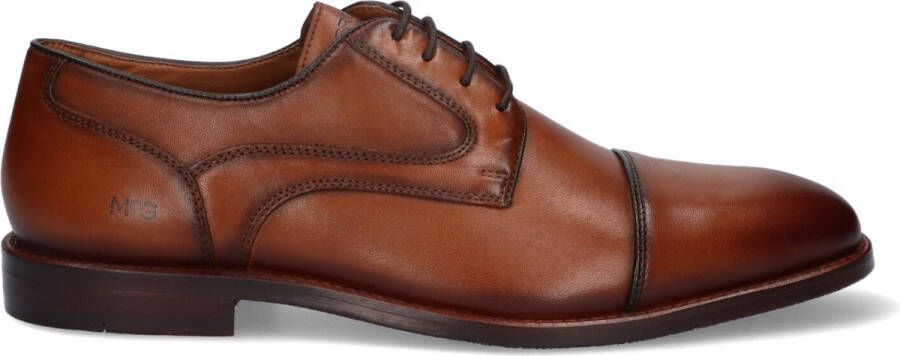 McGregor Heren Herenschoenen Cognac Lage Sneakers Leer Veter