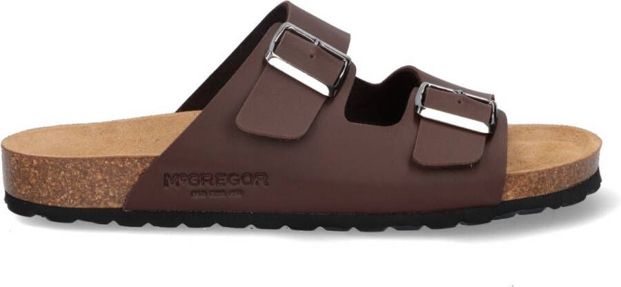McGregor Herenslippers Bruin Slippers Imitatieleer Gesp(en)