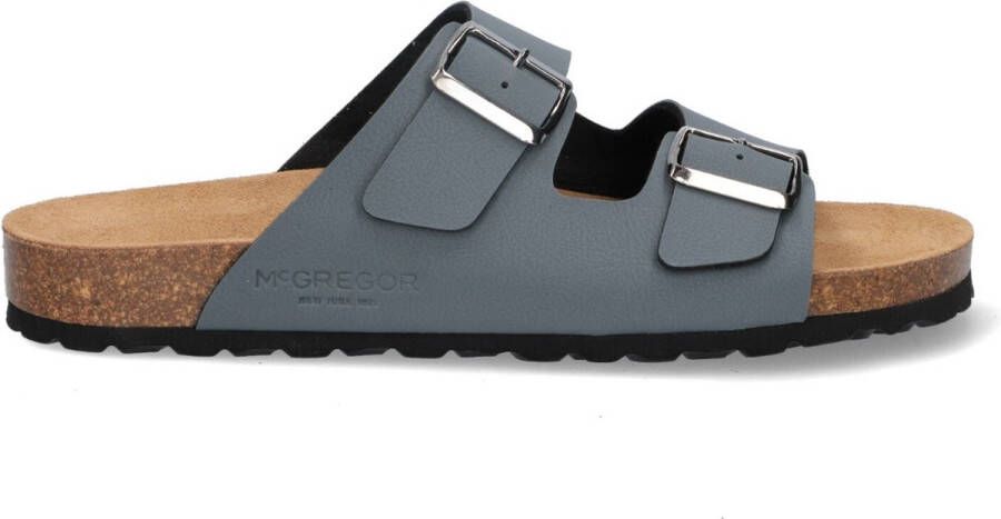 McGregor Herenslippers Grijs Slippers Imitatieleer Gesp(en)