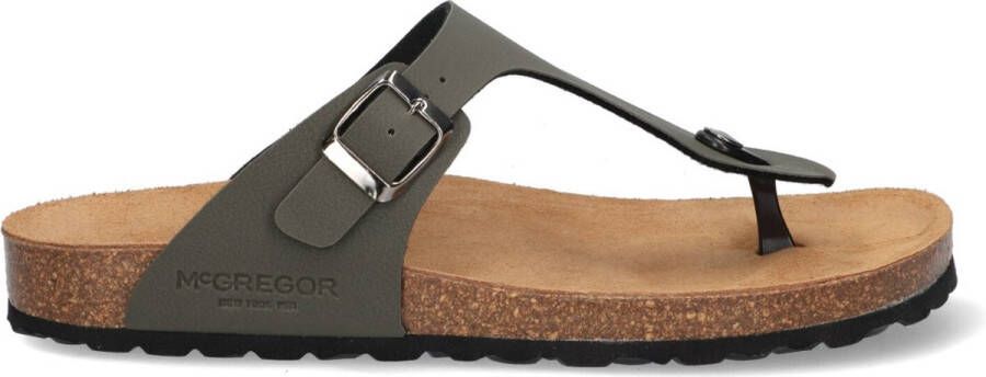 McGregor Herenslippers Groen Slippers Imitatieleer Gesp(en)