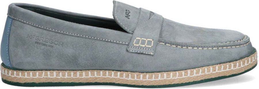 McGregor Heren Loafers Blauw Loafers Suède