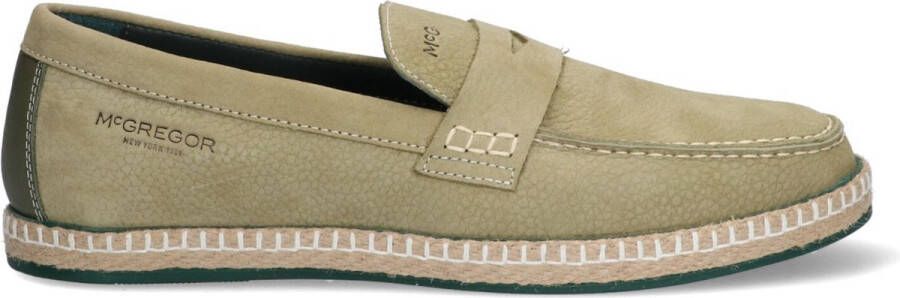 McGregor Heren Loafers Groen Loafers Suède