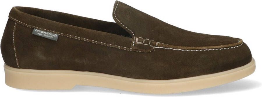 McGregor Heren Loafers Groen Loafers Suède