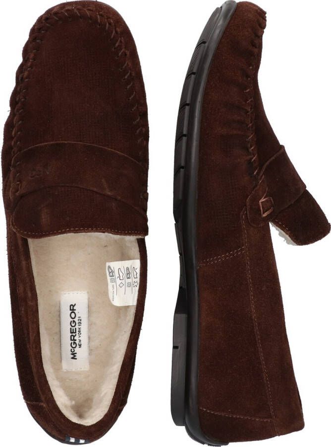 McGregor Heren Pantoffels Bruin Pantoffels Suède