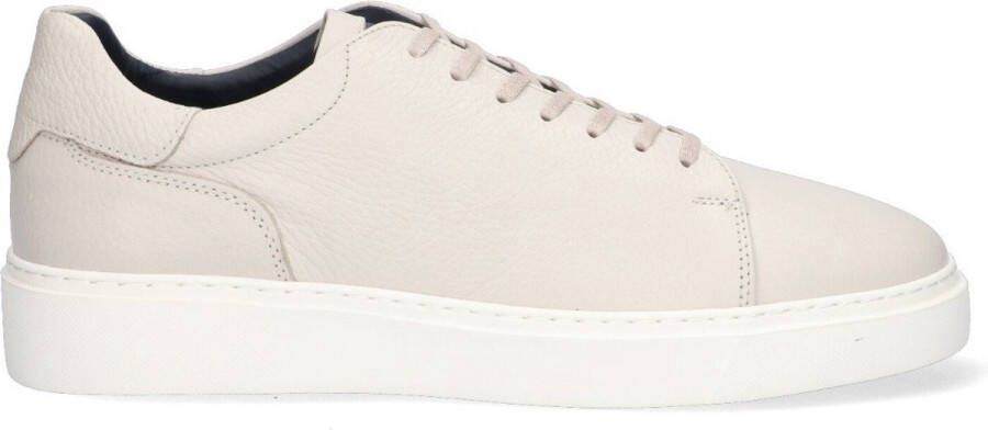 McGregor Heren Sneakers Beige Lage Sneakers Leer Veters