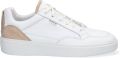 McGregor Heren Sneakers Beige Lage Sneakers Leer Veters - Wit