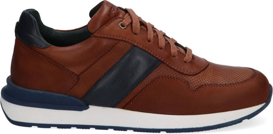 McGregor Heren Sneakers Bruin Lage Sneakers Leer Veters