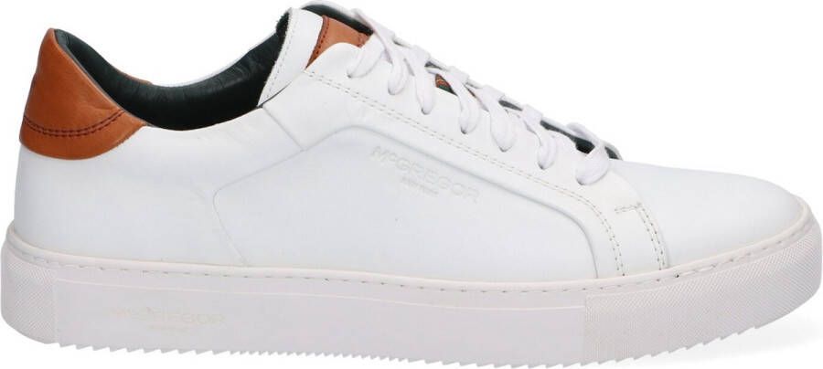 McGregor Heren Sneakers Wit Lage Sneakers Leer Veters