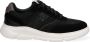 McGregor Heren Sneakers Zwart Lage Sneakers Leer Veters - Thumbnail 1