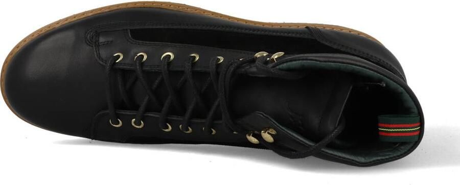 McGregor Heren Boots Zwart Veterboots Leer Veters - Foto 9