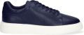McGregor Heren Sneakers Blauw Lage Sneakers Leer Veters - Blauw