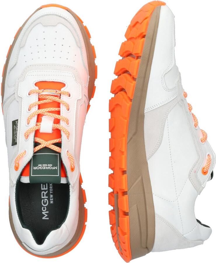 McGregor Heren Sneakers Wit Lage Sneakers Leer Veters - Foto 2