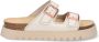 McGregor Vrouwen Damesslippers Beige Slippers Imitatieleer Gesp(en) - Thumbnail 1