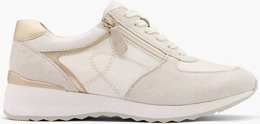 Medicus Beige leren comfort sneaker