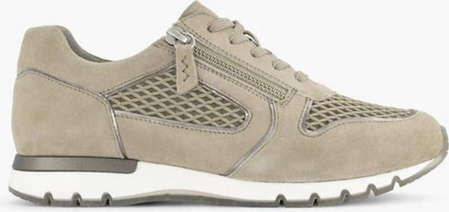 Medicus Zandkleurige leren comfort sneaker