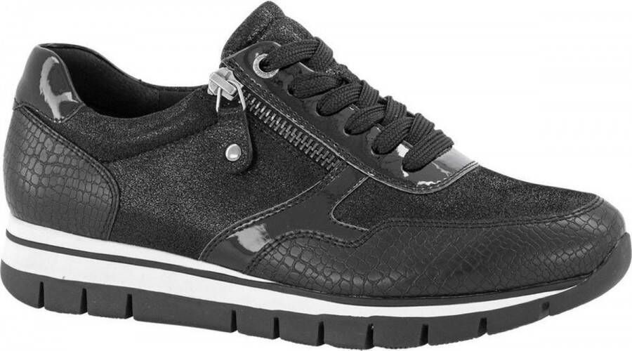 Medicus comfort leren sneakers zwart - Foto 1