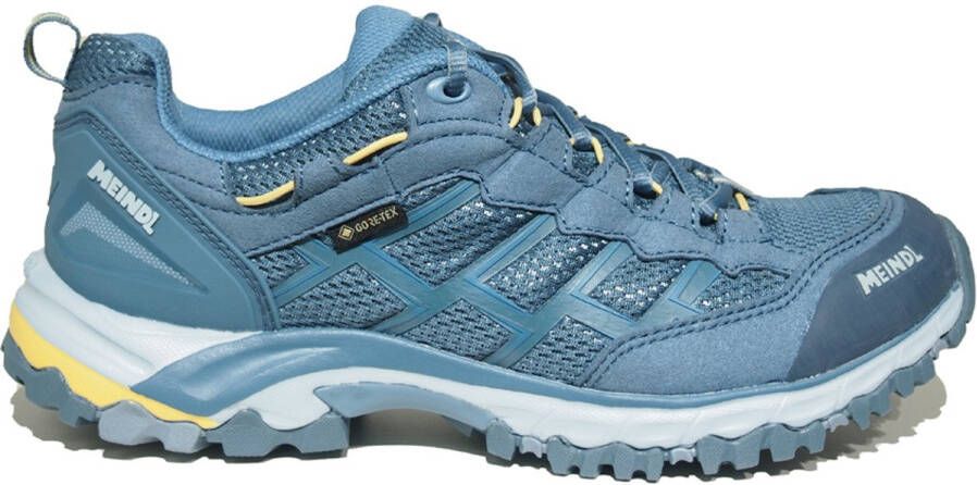 Meindl CARIBE LADY GTX 3823-97 Blauw combi lage dames wandelschoenen met GoreTex A- categorie wijdte H