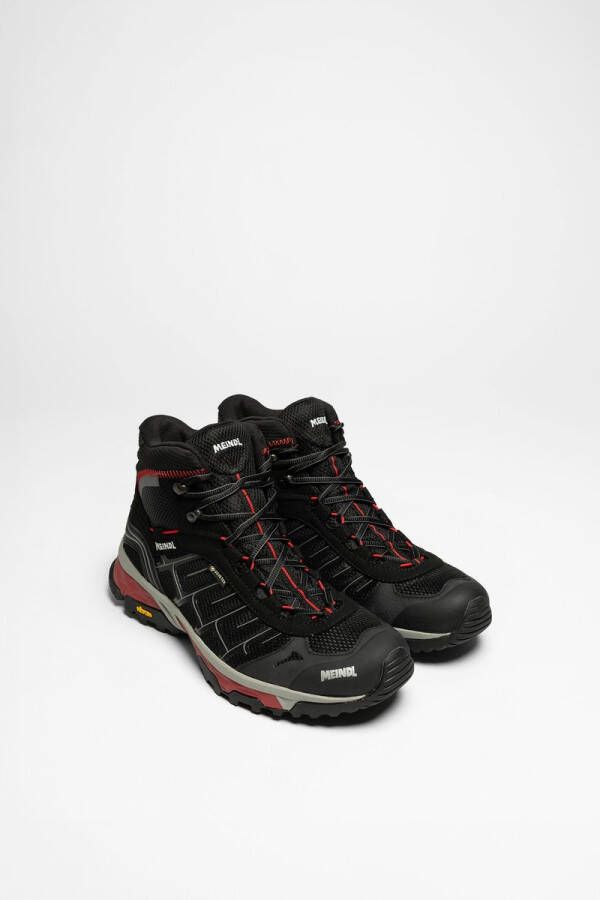 Meindl FINALE MID GTX Zwart Rood Heren Wandelschoenen