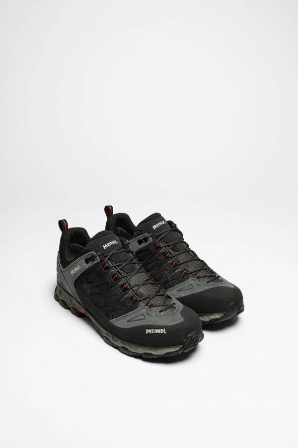 Meindl LITE TRAIL GTX Antraciet Rood Herenschoenen Grijs