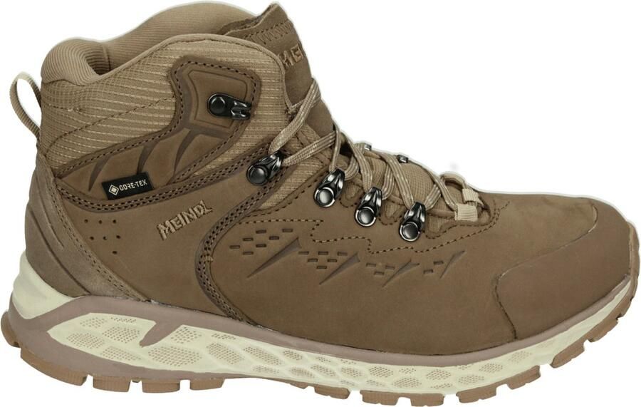 Meindl 5693 MENORCA WALKER LADY MID Half-hoge schoenenDames wandelschoenenWandelschoenen Wit beige
