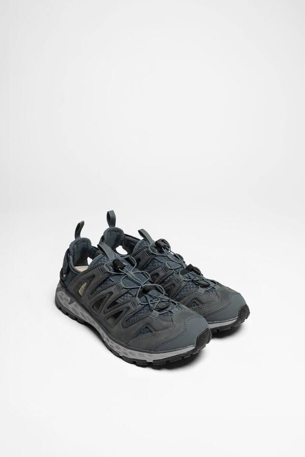 Meindl Brindisi Wandelsandaal Heren leren lage wandelschoenen graphit