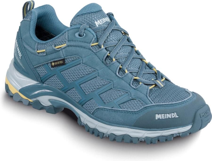 Meindl CARIBE LADY GTX 3823-97 Blauw combi lage dames wandelschoenen met GoreTex A- categorie wijdte H