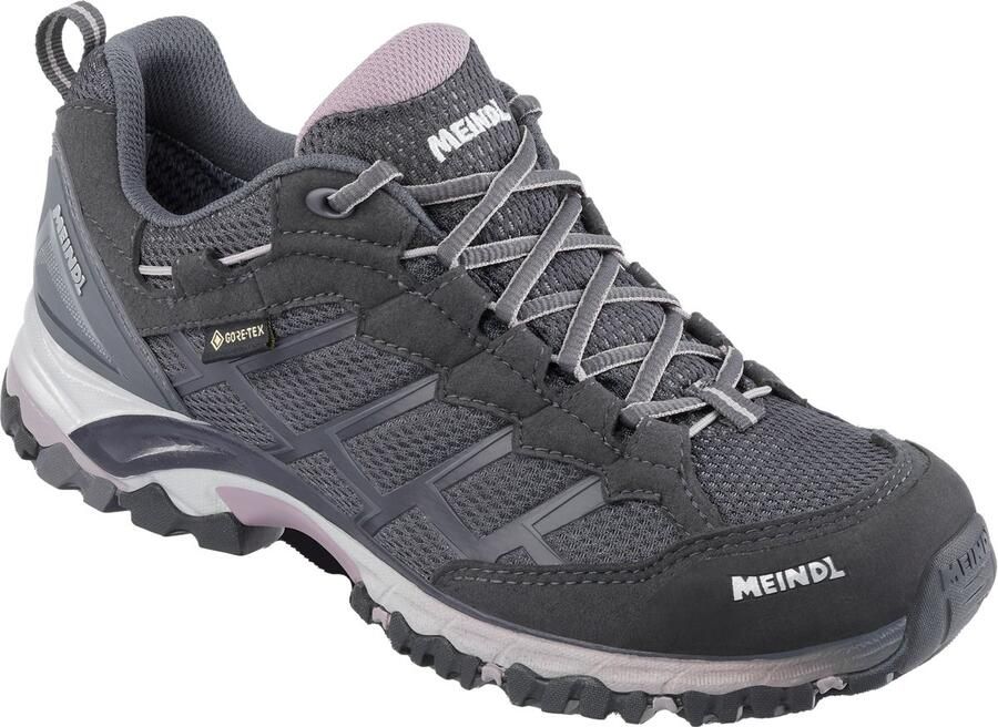 Meindl Caribe Lady GTX Wandelschoen Dames waterdichte lage wandelschoenen graphit viola