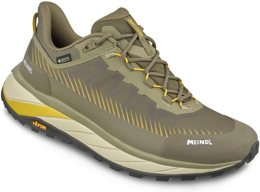 Meindl Eldora GTX Wandelschoen Heren waterdichte lage wandelschoenen Oliv Mais