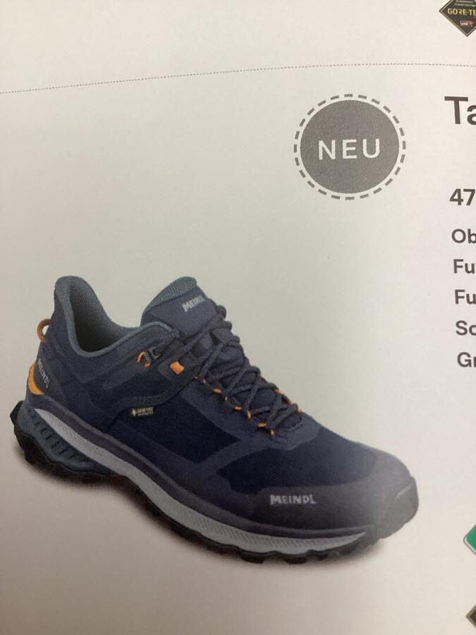 Meindl heren veterschoenen blauw