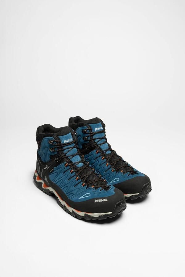 Meindl Lite Hike Gtx Heren Hoge Wandelschoen Blau Orange - Foto 3