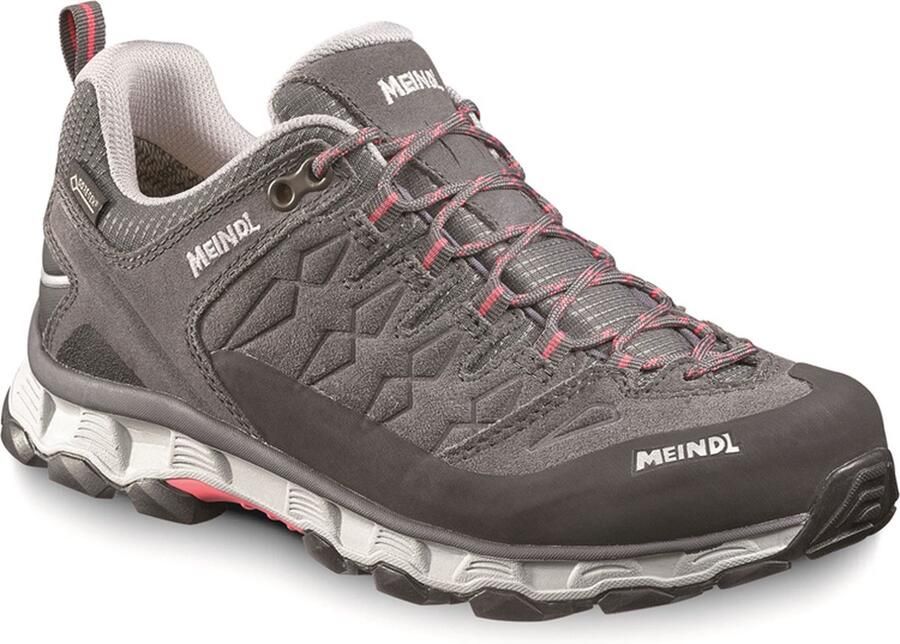 Meindl Lite Trail Lady Gtx Dames Lage Wandelschoen Steingrau Rosé
