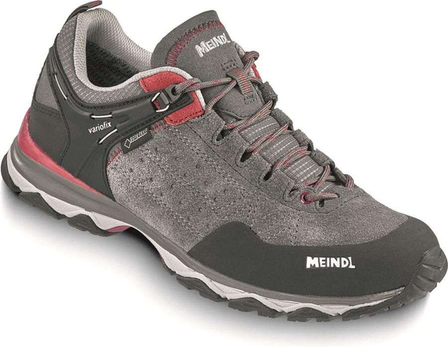 Meindl Ontario Lady Gtx Dames Lage Wandelschoen Granit Brombeer