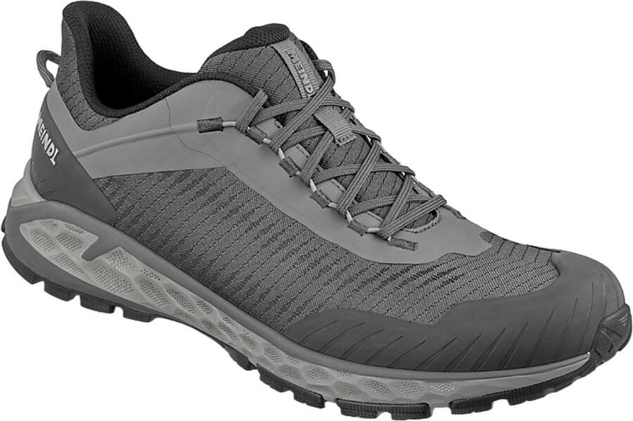 Meindl POWER WALKER 4.2 CLIMA M (59) 9 5 Heren waterdichte lage wandelschoenen Graphit Schwarz