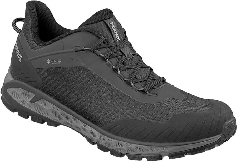 Meindl POWER WALKER 4.2 M (01) 10 Heren waterdichte lage wandelschoenen Schwarz