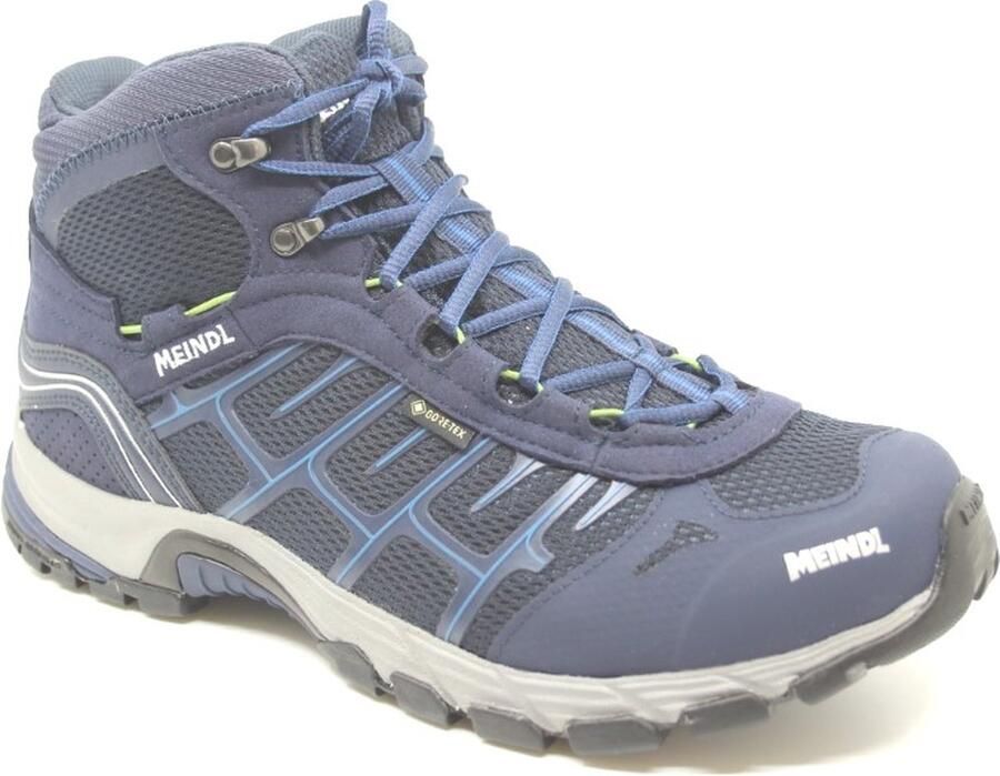 Meindl QUEBEC MID GTX 5558-49 Blauwe Heren Halfhoog Wandelschoen A-B Categorie