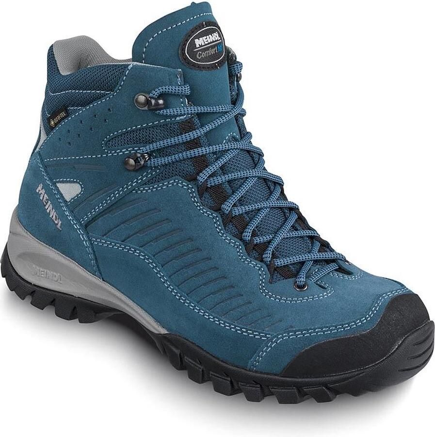 Meindl Salo Lady Mid Gtx Dames Hoge Wandelschoen Jeans Hellgrau
