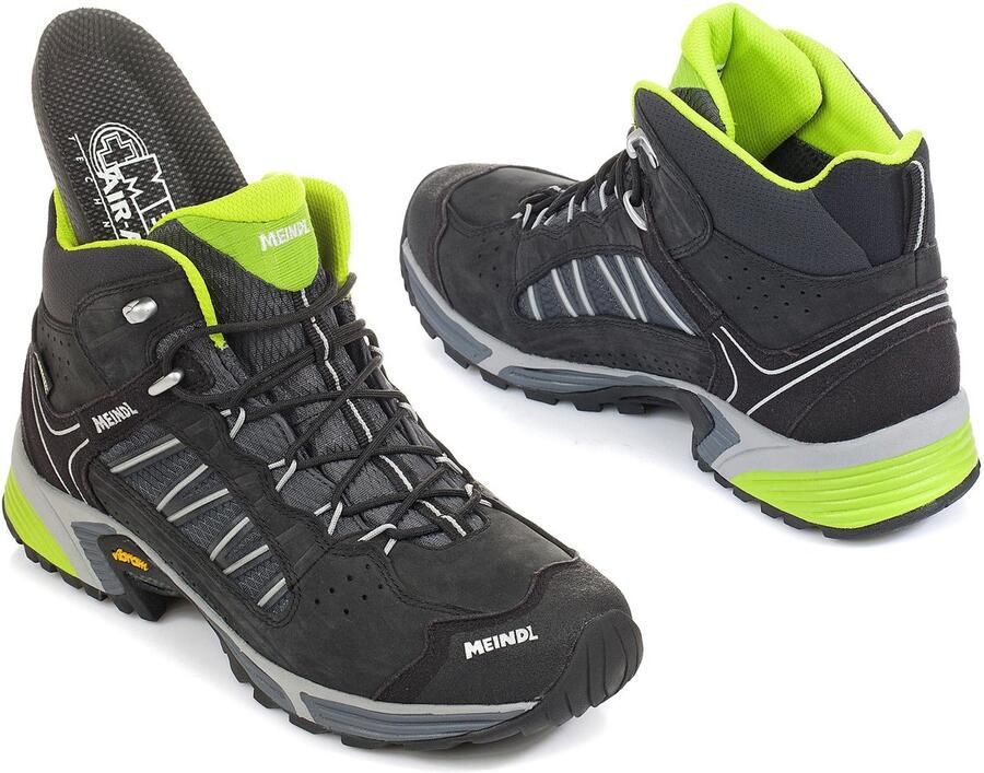 Meindl SX 1.1 Mid GTX Wandelschoenen Heren Black Lemon