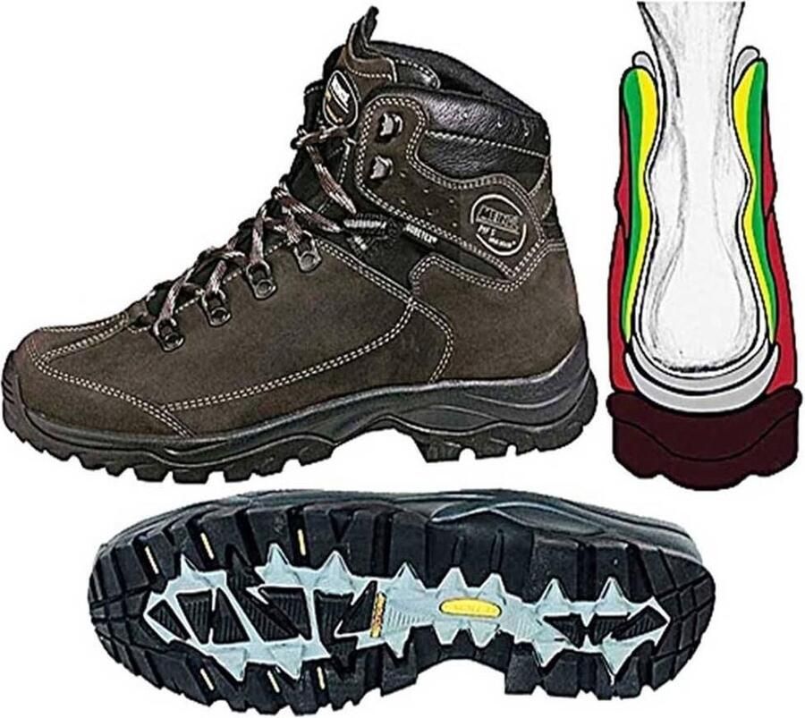 Meindl Vakkuum Men Ultra Heren waterdichte mid wandelschoenen Dunkelbraun - Foto 7
