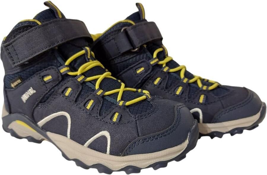 Meindl Wandelschoen Lucca Junior Mid GTX 2106 68 Donkerblauw Geel
