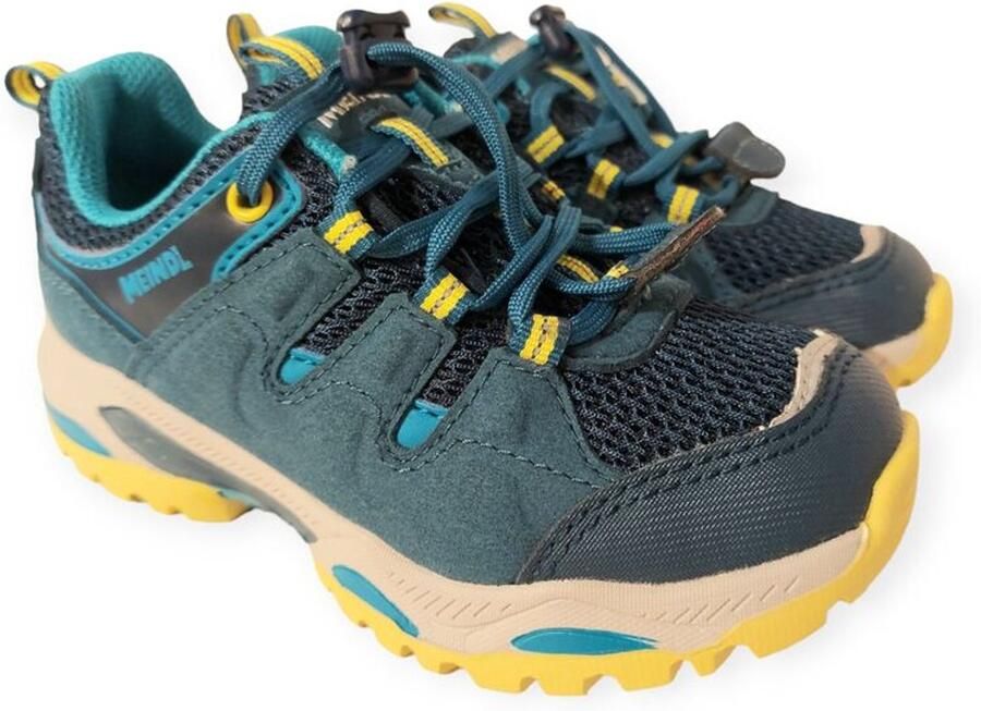 Meindl Wandelschoen Salto Junior 2133 49 Petrol Blauw Geel