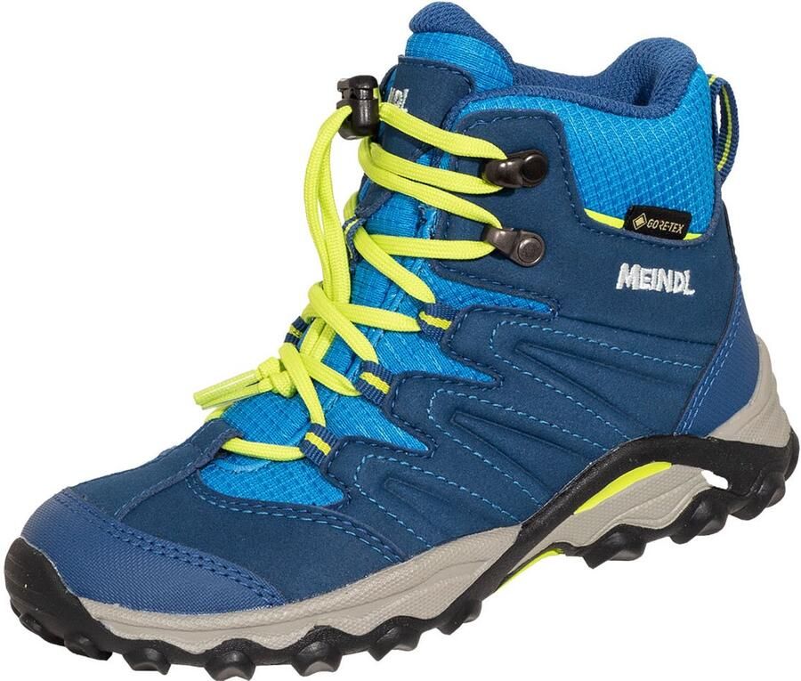 Meindl wandelschoenen Arigo Junior Mid GTX marineblauw geel