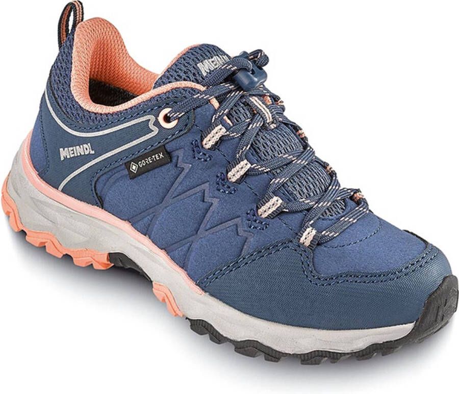 Meindl Ontario Junior Gtx Kinder Lage Wandelschoen Navy Rot